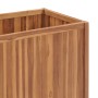 Arriate elevado madera maciza de teca 100x50x70 cm en Maceteros y jardineras | Comprar online en Foro24