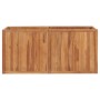 Arriate de madera maciza de teca 150x50x70 cm