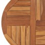 Superficie de mesa redonda madera maciza de teca 2,5 cm 70 cm