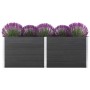 Arriate de WPC gris 250x50x91 cm en Maceteros y jardineras | Comprar online en Foro24