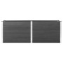 Arriate de WPC gris 250x50x91 cm en Maceteros y jardineras | Comprar online en Foro24