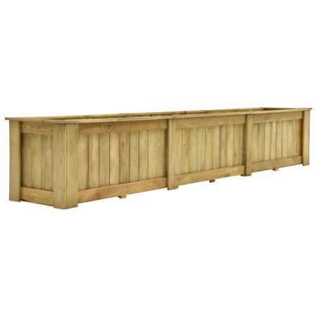 Arriate de madera de pino impregnada 291x50x50 cm en Maceteros y jardineras | Comprar online en Foro24