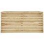 Arriate de madera de pino impregnada 100x50x50 cm en Maceteros y jardineras | Comprar online en Foro24
