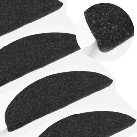 Self-adhesive stair mat 15 pcs anthracite 56x17x3cm by vidaXL, Stair mats - Ref: Foro24-136389, Price: 33,65 €, Discount: %