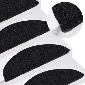Selbstklebende Stufenmatte 15 Stück schwarz 56x17x3 cm von vidaXL, Treppenmatten - Ref: Foro24-136390, Preis: 32,74 €, Rabatt: %