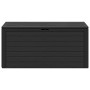 Caja de almacenamiento de jardín gris antracita 116x44x55 cm