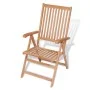 Reclining garden chairs, 2 units, solid teak wood by vidaXL, Garden chairs - Ref: Foro24-43029, Price: 240,23 €, Discount: %
