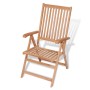 Verstellbare Gartenstühle 2 Einheiten massives Teakholz von vidaXL, Gartenstühle - Ref: Foro24-43029, Preis: 244,50 €, Rabatt: %