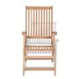 Verstellbare Gartenstühle 2 Einheiten massives Teakholz von vidaXL, Gartenstühle - Ref: Foro24-43029, Preis: 240,23 €, Rabatt: %
