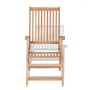 Verstellbare Gartenstühle 2 Einheiten massives Teakholz von vidaXL, Gartenstühle - Ref: Foro24-43029, Preis: 244,50 €, Rabatt: %