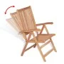 Reclining garden chairs, 2 units, solid teak wood by vidaXL, Garden chairs - Ref: Foro24-43029, Price: 240,23 €, Discount: %