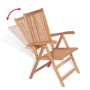 Verstellbare Gartenstühle 2 Einheiten massives Teakholz von vidaXL, Gartenstühle - Ref: Foro24-43029, Preis: 244,50 €, Rabatt: %