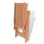 Reclining garden chairs, 2 units, solid teak wood by vidaXL, Garden chairs - Ref: Foro24-43029, Price: 240,23 €, Discount: %