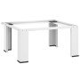 Soporte pedestal para lavadora blanco
