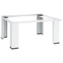 Soporte pedestal para lavadora blanco