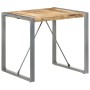 Rauer Mangoholz Esstisch 80x80x75 cm von vidaXL, Küchen- und Esstische - Ref: Foro24-321603, Preis: 143,43 €, Rabatt: %