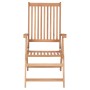 Liegende Gartenstühle 4 Einheiten aus massivem Teakholz von vidaXL, Gartenstühle - Ref: Foro24-3065525, Preis: 483,78 €, Raba...