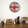 Reloj vintage de pared con flores UK 30 cm en Relojes de pared | Comprar online en Foro24