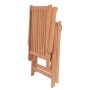 Liegende Gartenstühle 4 Einheiten aus massivem Teakholz von vidaXL, Gartenstühle - Ref: Foro24-3065525, Preis: 483,78 €, Raba...