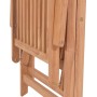 Liegende Gartenstühle 4 Einheiten aus massivem Teakholz von vidaXL, Gartenstühle - Ref: Foro24-3065525, Preis: 483,78 €, Raba...