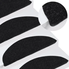 Selbstklebende Stufenmatte 15 Stück schwarz 65x22,5x3,5cm von vidaXL, Treppenmatten - Ref: Foro24-136396, Preis: 36,60 €, Rab...