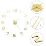 Reloj de pared 3D con diseño moderno 100 cm XXL dorado en Relojes de pared | Comprar online en Foro24