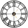 Reloj de pared vintage movimiento cuarzo metal 60 cm XXL