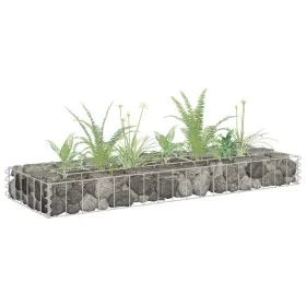 Gabionenbett aus verzinktem Stahl, 90 x 30 x 10 cm von vidaXL, Töpfe und Pflanzgefäße - Ref: Foro24-145628, Preis: 19,49 €, R...