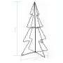 Árbol de Navidad 160 luces LED interior y exterior 78x120 cm