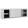 Armario pared de cocina puertas correderas acero 150x40x50 cm