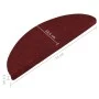 Self-adhesive stair tread mat 15 units red 65x22.5x3.5 cm by vidaXL, Stair mats - Ref: Foro24-136398, Price: 34,09 €, Discoun...