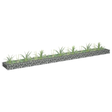 Gabionenbett aus verzinktem Stahl 270x30x10 cm von vidaXL, Töpfe und Pflanzgefäße - Ref: Foro24-145636, Preis: 30,67 €, Rabat...