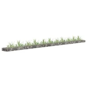 Gabionenbett aus verzinktem Stahl, 450 x 30 x 10 cm von vidaXL, Töpfe und Pflanzgefäße - Ref: Foro24-145644, Preis: 46,34 €, ...