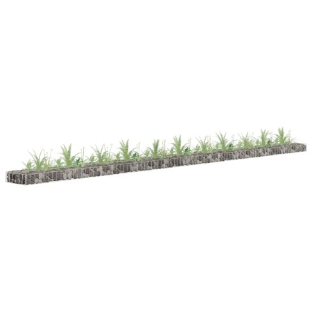 Gabionenbett aus verzinktem Stahl, 450 x 30 x 10 cm von vidaXL, Töpfe und Pflanzgefäße - Ref: Foro24-145644, Preis: 49,79 €, ...