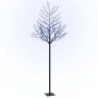Árbol de Navidad 600 LEDs blanco frío flores de cerezo 300 cm