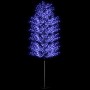 Árbol de Navidad 2000 LED luz azul fría flores de cerezo 500 cm