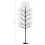 Árbol de Navidad 2000 LED luz azul fría flores de cerezo 500 cm
