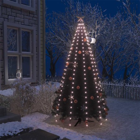 Red de luces de árbol de Navidad con 250 LEDs 250 cm