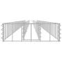 Galvanized steel gabion bed 450x30x10 cm by vidaXL, Pots and planters - Ref: Foro24-145644, Price: 49,79 €, Discount: %