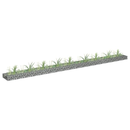 Gabionenbett aus verzinktem Stahl, 360 x 30 x 10 cm von vidaXL, Töpfe und Pflanzgefäße - Ref: Foro24-145640, Preis: 39,68 €, ...
