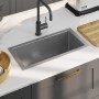 Fregadero de cocina hecho a mano acero inoxidable