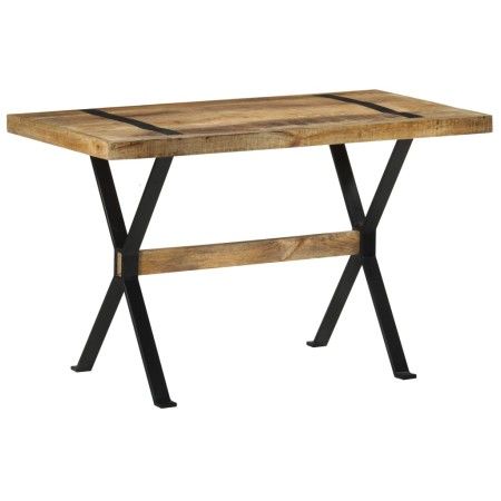 Esstisch aus rauem Mangoholz, 120 x 60 x 76 cm von vidaXL, Küchen- und Esstische - Ref: Foro24-321604, Preis: 205,51 €, Rabat...