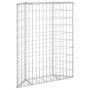 Galvanized steel trapezoid gabion bed 80x20x100 cm by vidaXL, Pots and planters - Ref: Foro24-145652, Price: 49,83 €, Discoun...