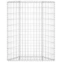 Galvanized steel trapezoid gabion bed 80x20x100 cm by vidaXL, Pots and planters - Ref: Foro24-145652, Price: 49,83 €, Discoun...