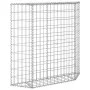 Galvanized steel trapezoid gabion bed 100x20x100 cm by vidaXL, Pots and planters - Ref: Foro24-145653, Price: 46,94 €, Discou...