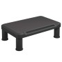 Soporte para monitor negro 38x24x10,5 cm