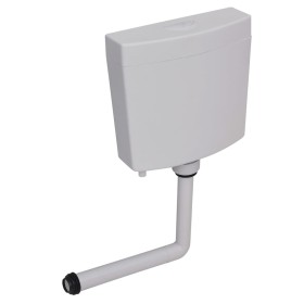 Toilettenspülkasten mit grauem Boden, Wasserzulauf 3/6 L von vidaXL, Toilettenspülkästen - Ref: Foro24-148008, Preis: 43,96 €...