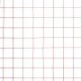 Alambrada de gallinero acero revestimiento PVC rojo 10x1 m