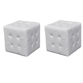 Taburetes cubo blancos Taburetes cubo blancos
