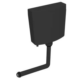 Toilet cistern with black bottom water inlet 3/6 L by vidaXL, Toilet cisterns - Ref: Foro24-148012, Price: 47,06 €, Discount: %